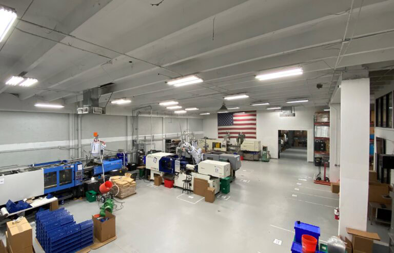 Plastimold production floor in Delray Beach, FL
