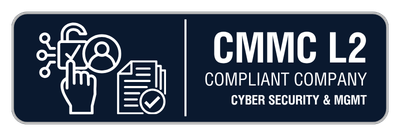 CMMC Level 2 compliant company badge