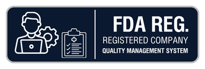 FDA registered company badge