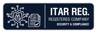 ITAR registered company badge